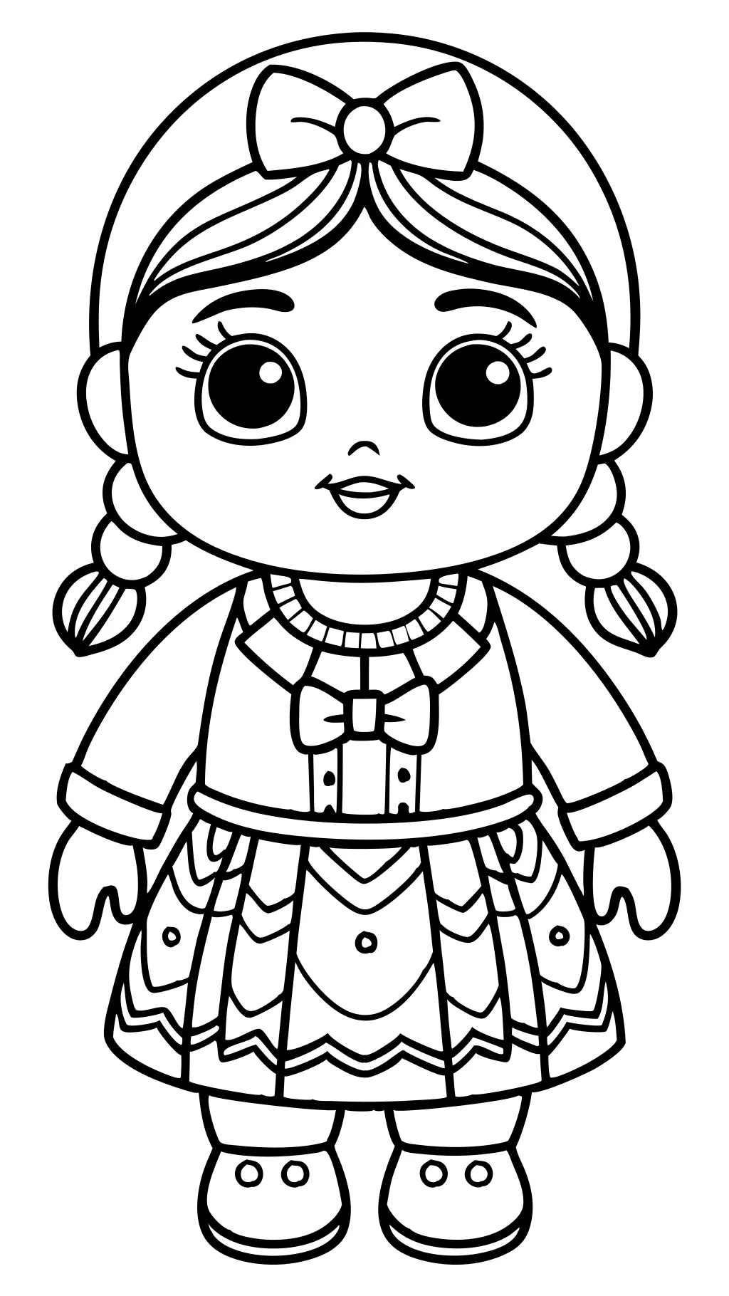 printable coloring pages of dolls